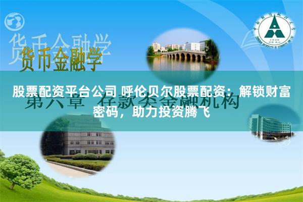股票配资平台公司 呼伦贝尔股票配资：解锁财富密码，助力投资腾飞
